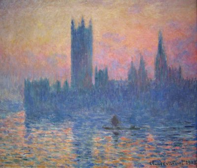 The Houses of Parliament, Sunset by Claude Monet